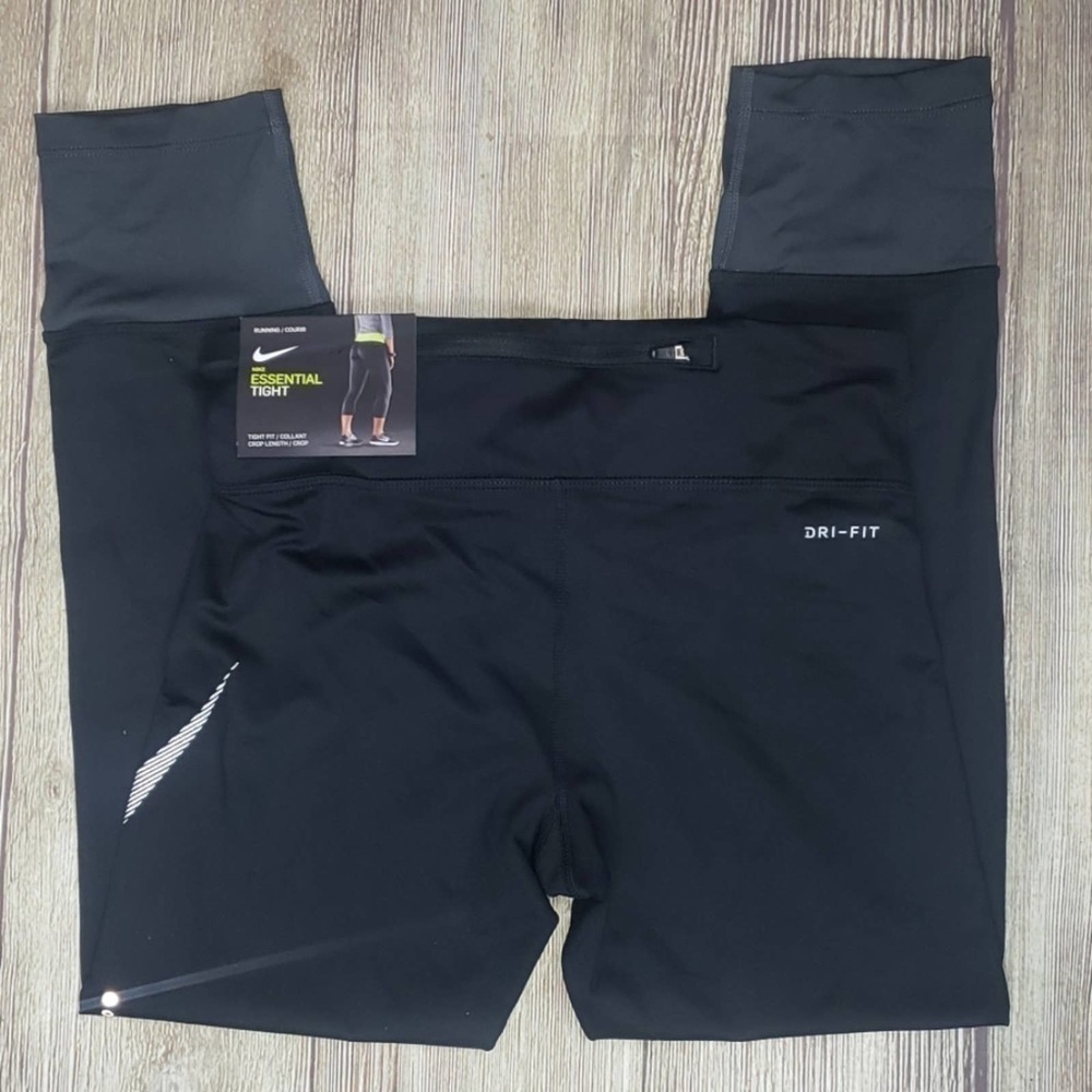 Womens Nike Essential Tight Leggings Sz XS Black Activewear - Picture 3 of 8
